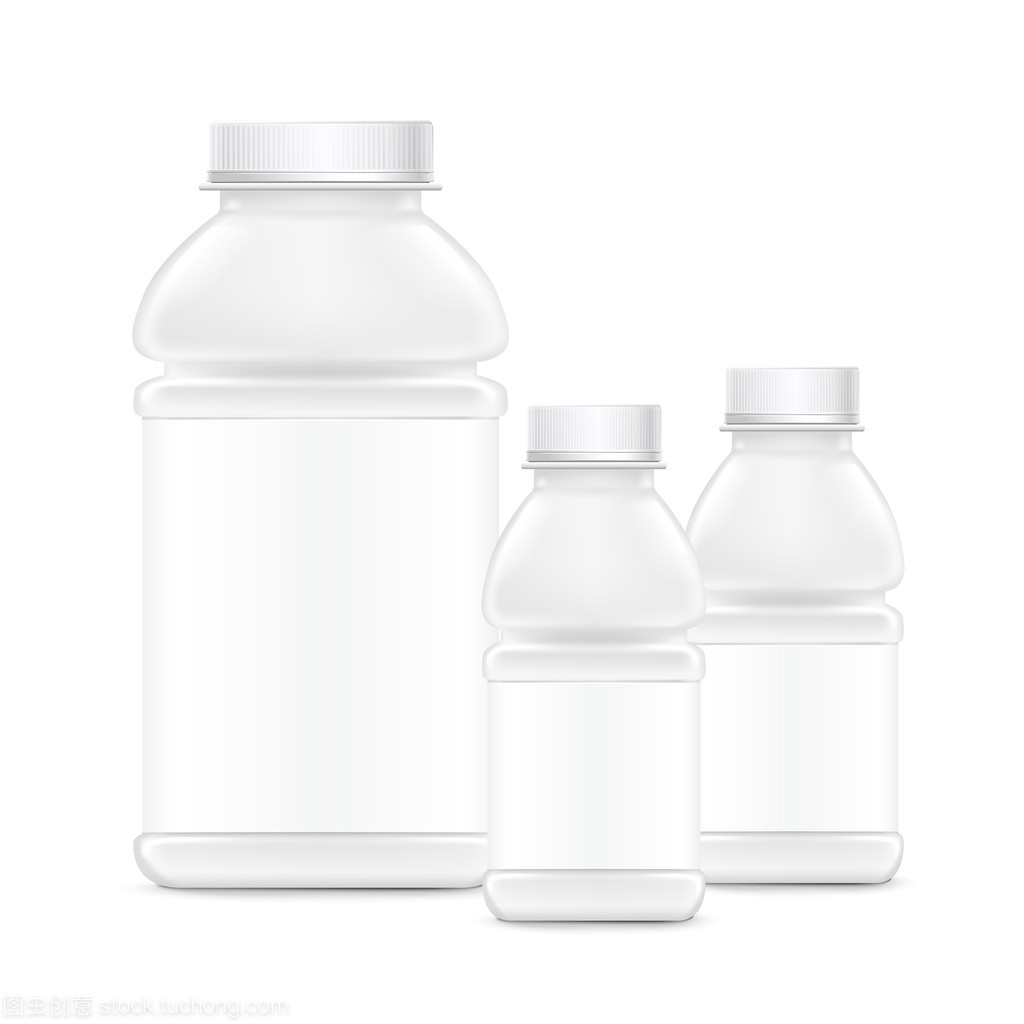 空白的产品塑料瓶